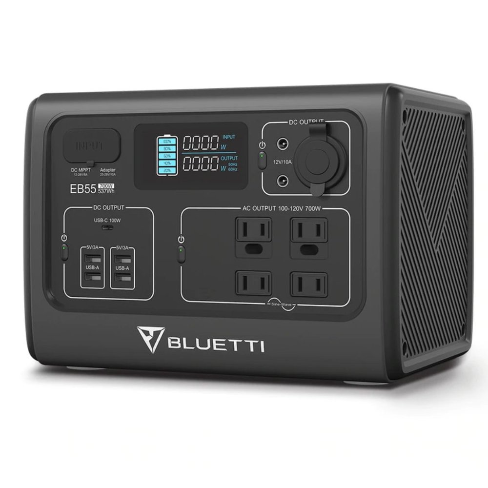 BLUETTI EB55 Portable Power Station | 700W 537Wh - Picture 4 of 12